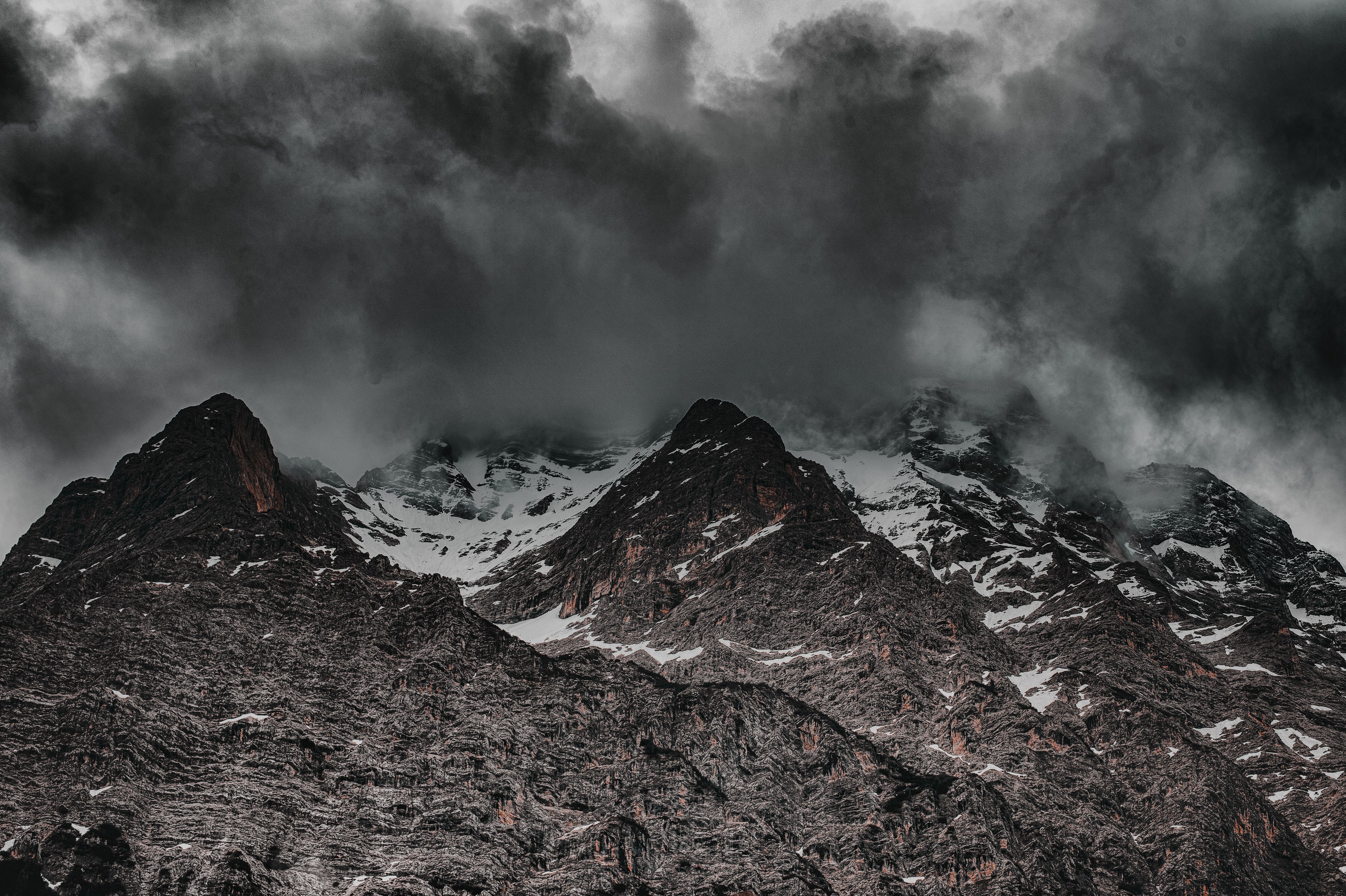 Scenic landscape with mountains and water